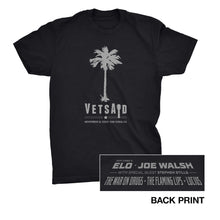 Load image into Gallery viewer, VetsAid 2023 Gray Palm Black Tee