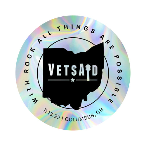 VetsAid 2022 Holographic Sticker